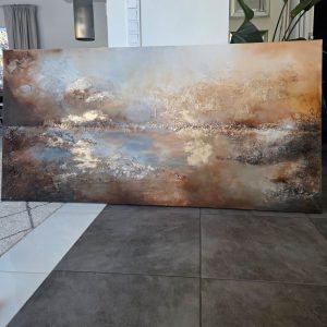 Teos kankaalle "The Moment I Stay" 100cm x 200cm