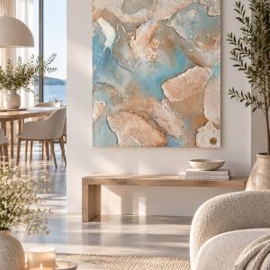 Teos kankaalle "Pohjavirta" 120cm x 80cm