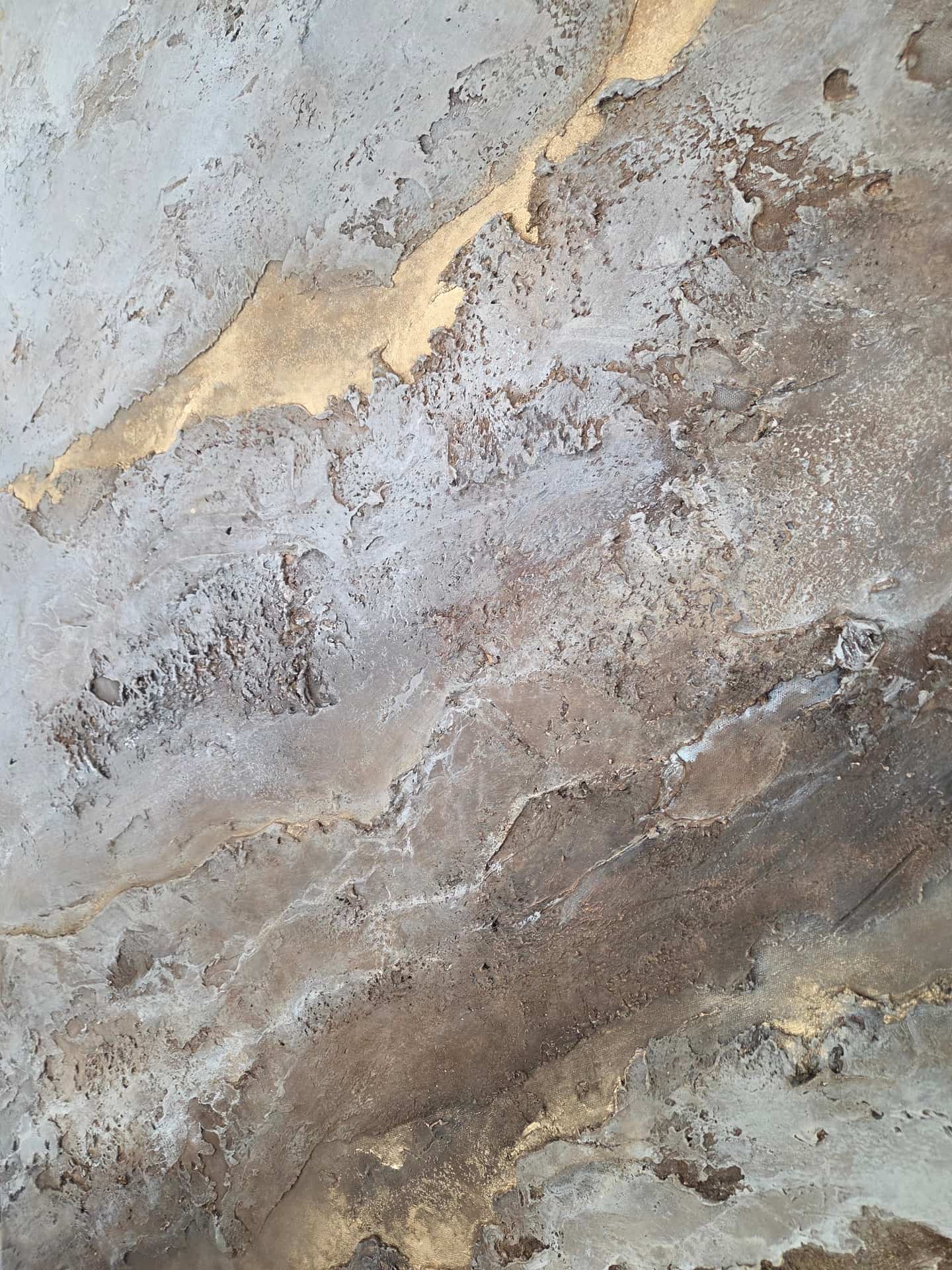 Teos kankaalle "Ajan kerrokset" 130cm x 130cm - Image 3